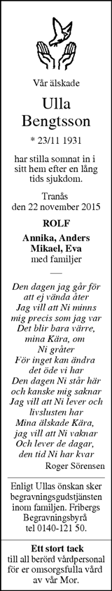 vetlanda posten dödsannonser