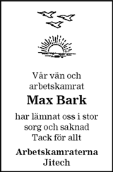 Smålandsposten dödsannonser