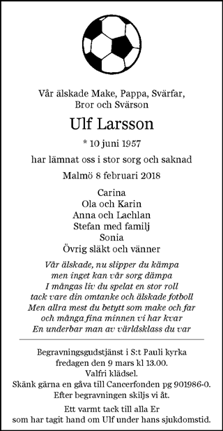 gåva till cancerfonden vid begravning gåva till cancerfonden vid begravning