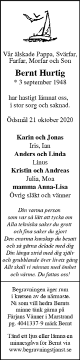 Familjesidan.se | Dödsannonser från hela landet